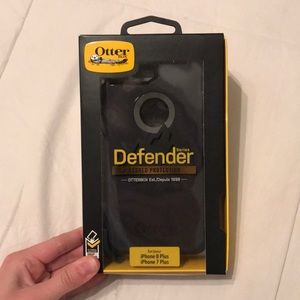 Navy/grey otter box iPhone case